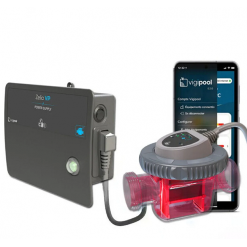 Electrolizor de sare cu Wi-Fi pentru piscina, 80 mc, Zelia VP - CCEI France PF10I270